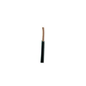Alambre de Cobre Aislado THHN No 8 Negro Rollo de 50 Metros 31353140001 Metros