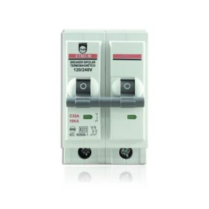 Breaker Enchufable Bipolar 2 X 32 AMP 10 KA Terminal Cobre Proteccion Termomagnetica PT349328