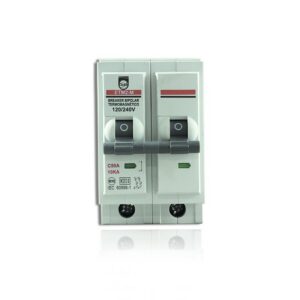 Breaker Enchufable Bipolar 2 X 50 AMP 6/10 KA Terminal Cobre Proteccion Termomagnetica PT349316E