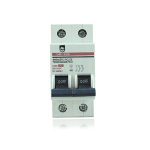 Breaker de Riel Bipolar 2 X 32 AMP 6 KA Proteccion Termomagnetica PT349385