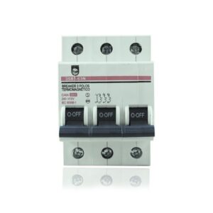 Breaker de Riel Tripolar 3 X 40 AMP 6 KA Proteccion Termomagnetica PT349390