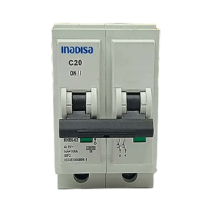 Breaker LUMINEX Enchufable Bipolar 2 X 20 AMP 10 KA