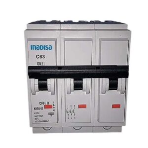 Breaker Enchufable Tripolar 3 X 63 AMP 20 a 10 KA Proteccion Termomagnetica I3P632AE