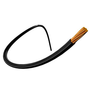 Cable Aislado No 10 AWG Aluminio HFFR Libre Halogeno 7 Hilos Recubierto Cobre Negro Rollos de 50 Metros 7862137906531