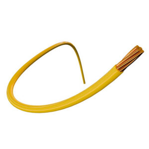 Cable Aislado No 12 AWG Aluminio HFFR Libre Halogeno 7 Hilos Recubierto Cobre Amarillo Rollos de 50 Metros 7862137906036