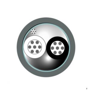 Cable Control 2x16 AWG Gris Apantallado Foil 300V Chaq.FR-PVC DW 20 AWG 90Grados Condu. Cobre Estañado 8NN1101109 I2-251105