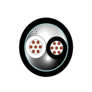 Cable Control 2x18 AWG Negro Apantallado Foil 300V ChaqFR-PVC DW 20AWG 90Grados Cond Cobre Rojo PLTC-ITC 8521811101 I2-250618