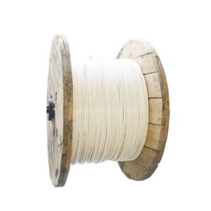Cable Aislado No 10 AWG Cobre HFFR Libre Halogenos Color Blanco Rollo de 50 Metros 10034157 Metros
