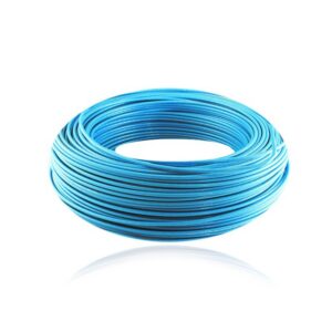 Cable Aislado No 12 AWG Cobre HFFR Libre Halogenos Color Azul Rollo de 50 Metros 31352610101 Metros