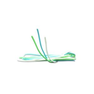 Cable Aislado No 12 AWG Cobre THHN Triplex Color Azul Verde Blanco Rollo de 50 Metros 31353081001 Metros