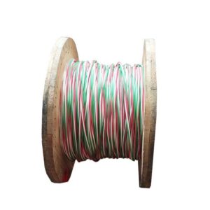 Cable Aislado No 12 AWG Cobre THHN Triplex Color Rojo Verde Blanco Rollo de 50 Metros 31353081001 Metros