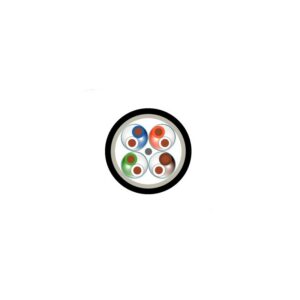 Cable de Transmision de Datos Para Lan U-FTP 4x2x23 AWG Negro Int-Ext Cat6A Doble Chaqueta FR-LSZH FR- PVC 83GE204101 I2-250221