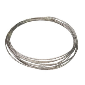 Cable Desnudo No 1/0 AWG ACSR Aluminio nucleo Acero - Tramo o Corta de 8 Metros