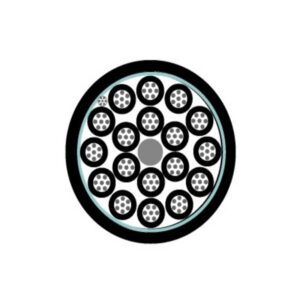 Cable Control 18x18 AWG Gris Apantallado Foil 600V Chaq.FR-PVC Res.UV DW 18 AWG 90Grados Condu Cobre Est. 8KMP118109 I2-250618