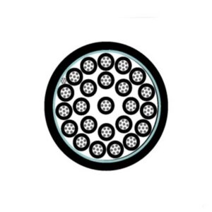 Cable Control 24x18 AWG Gris Apantallado Foil 600V Chaq.FR-PVC Res.UV DW 18 AWG 90Grados Condu Cobre Est. 8KMP124109 I2-250618