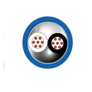 Cable Control 2x12 AWG Gris Apantallado Foil 600V Chaq.FR-PVC Res.UV DW 12 AWG 90Grados Condu Cobre Est. 8BBP102109 I2-250618