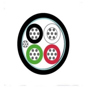 Cable Control 4x12 AWG Gris Apantallado Foil 600V Chaq.FR-PVC Res.UV DW 12 AWG 90Grados Condu Cobre Est. 8BBP104109 I2-250618