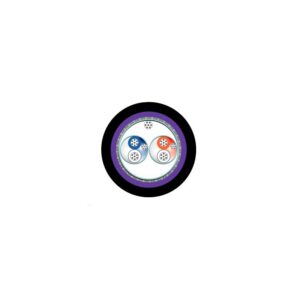 Cable Modbus Industrial 2x2x22 AWG Negro RS485-422 Doble Chaqueta FR-PVC ResUV Tipo Bus Uso Exterior 9822102101 I2-250221