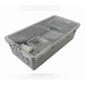 Caja Contador Polifasica 1 Medidor Policarbonato 24.8x50.8x16cm Enchufable P54-G31-11