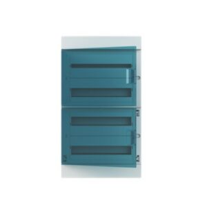 Caja de distribucion con 4 Filas 72 modulos 41C18X42 Puerta Transparante de Plastico - IP41 1SLM004100A1410 I2-251220