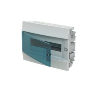 Caja de distribucion Montaje empotrado 12 modulos 1 fila 41A12X12A IP41 Puerta transparente enrasada 1SLM004101A1203 I2-251220