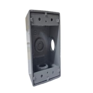 Caja Fundicion Aluminio 5800 con salida 3-4 pulgada 5 Huecos Doble Fondo C42CR3075