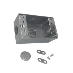 Caja Fundicion Aluminio 5800 con salida 3-4 pulgada 3 Huecos