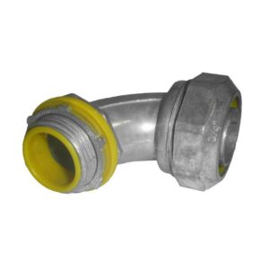 Conector Coraza Liquid-Curvo 3-4 Pulgadas Zinc ELT7590