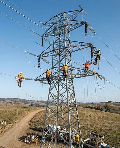 tecnicos en torre electrica