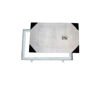 Juego de Marco en Acero 1 Tapa de Concreto Camara Inspeccion Sencilla CS275 Canalizacion de MT y BT 1.31mts x 8.1mts