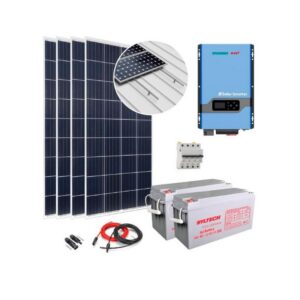 Sistema Integral de Iluminacion Kit Solar SYLVANIA OffGrid 2160W 8.6kWh 4000K Blanco Frio Alumbrado Publico P38345-36 I2-260224