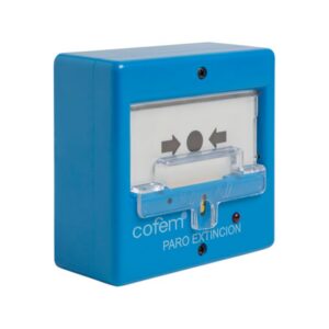 Pulsador manual de DISPARO de EXTINCION para uso en centrales convencionales CLVR02Ext PUC-DR I2-251220