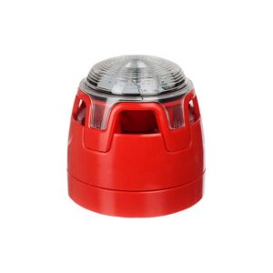 Sirena Convencional con luz Estrobocopica color roja 24Vdc. 102db. Proteccion IP22. EN54-23 SIR24C I2-251220