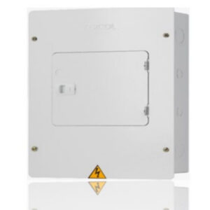 Tablero Electrico Bifasico 12 Circuitos 100A Tapa y Puerta Blanca Barraje Bimetalico TERCOL TB12P-BM I2-251002