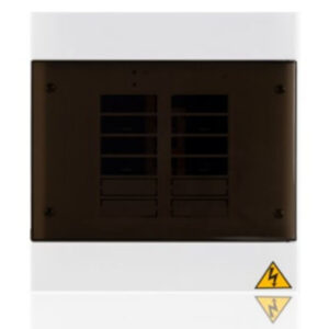 Tablero Electrico Bifasico 12 Crcuitos 85A Galvanizado Tapa y Puerta Plastica Barraje Bimetalico TERCOL TTP12G-BM I2-251002