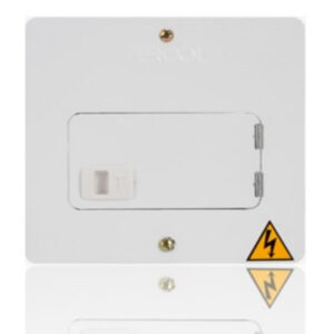 Tablero Electrico Bifasico 4 Circuitos 75A Galvanizado Puerta Metalica Blanca Barraje Bimetalico TERCOL TE4PG-BM I2-251002