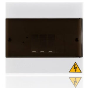 Tablero Electrico Bifasico 4 Circuitos 75A Galvanizado Tapa y Puerta Plastica Barraje Bimetalico TERCOL TTP4G-BM I2-251002