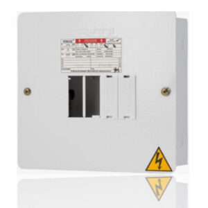 Tablero Electrico Bifasico 4 Circuitos 75A Tapa Lisa Metalica Blanca Barraje Bimetalico TERCOL TE4-BM I2-251002