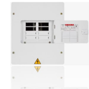 Tablero Electrico Bifasico 8 Circuitos 100A Tapa y Puerta Blanca Barraje Bimetalico TERCOL TB8P-BM I2-251002