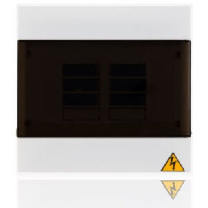 Tablero Electrico Bifasico 8 Crcuitos 85A Galvanizado Tapa y Puerta Plastica Barraje Bimetalico TERCOL TTP8G-BM I2-251002