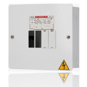 Tablero Electrico Monofasico 3 Circuitos 75A Tapa Lisa Metalica Blanca Barraje Bimetalico TERCOL TE3M-BM I2-251002