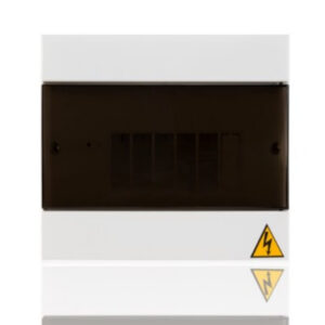 Tablero Electrico Monofasico 6 Circuitos 75A Galvanizado Tapa y Puerta Plastica Barraje Bimetalico TERCOL TTP6MG-BM I2-251002