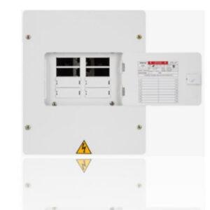 Tablero Electrico Trifasico 6 Circuitos 100A Tapa y Puerta Metalica Blanca Barraje Bimetalico TERCOL TP306-100-BM I2-251002