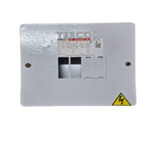 Tablero Monofásico 75A 4 Circuitos Galvanizado - Bimetalco Compacto para Instalacion Residencial TE4MG