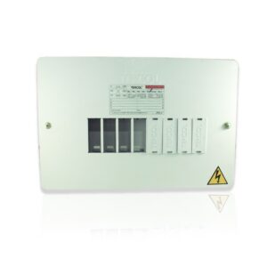 Tablero TERCOL Bifasico Sin Puerta 8 Circuitos 75A Blanco TE8