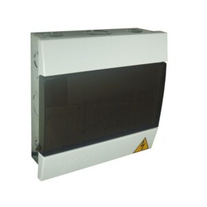Tablero TERCOL Monofasico Con Tapa Plastico 4 Circuitos Caja Metalica TTP4G
