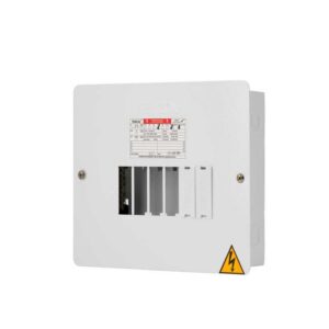 Tablero TERCOL Monofasico Sin Puerta 6 Circuitos 75A Blanco TE6M