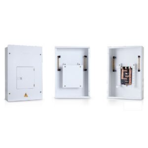 Tablero TERCOL Trifasico Con Puerta 12 Circuitos 125A Blanco - TP312-125