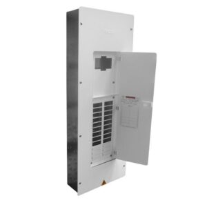 Tablero TERCOL Trifasico Con Puerta Cerrada y Espacio para Totalizador de 24 Circuitos Galvanizado TRP324TG