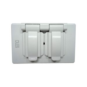 Tapa Para Toma Doble Intemperie tipo Americano PT144312